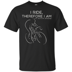 Biker - I ride therefore T Shirt & Hoodie