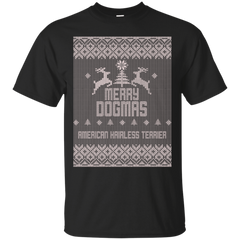 AMERICAN HAIRLESS TERRIER - Merry Dogmas American Hairless Terrier T Shirt & Hoodie