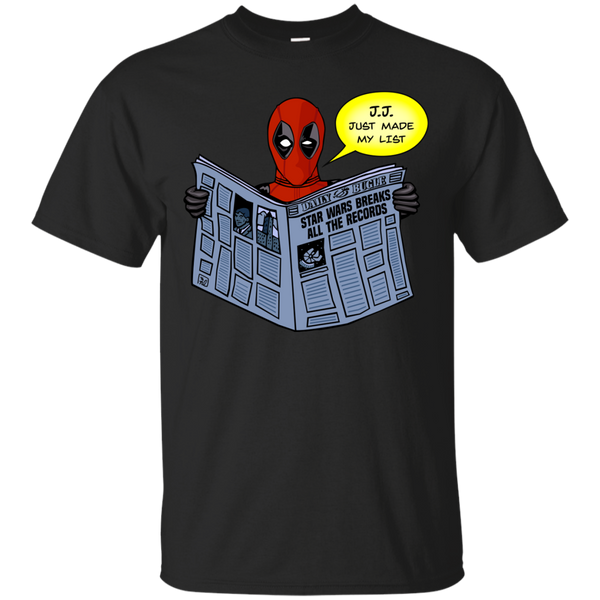 Marvel - JJ has made Deadpools list comic s T Shirt & Hoodie