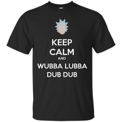ADULT SWIM - Keep Calm And Wubba Lubba Dub Dub T Shirt & Hoodie