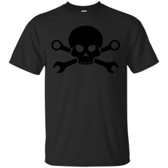 Biker - Skull 039n039 Tools  v1 black T Shirt & Hoodie