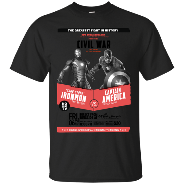 Marvel - Civil War Boxing Match geek T Shirt & Hoodie