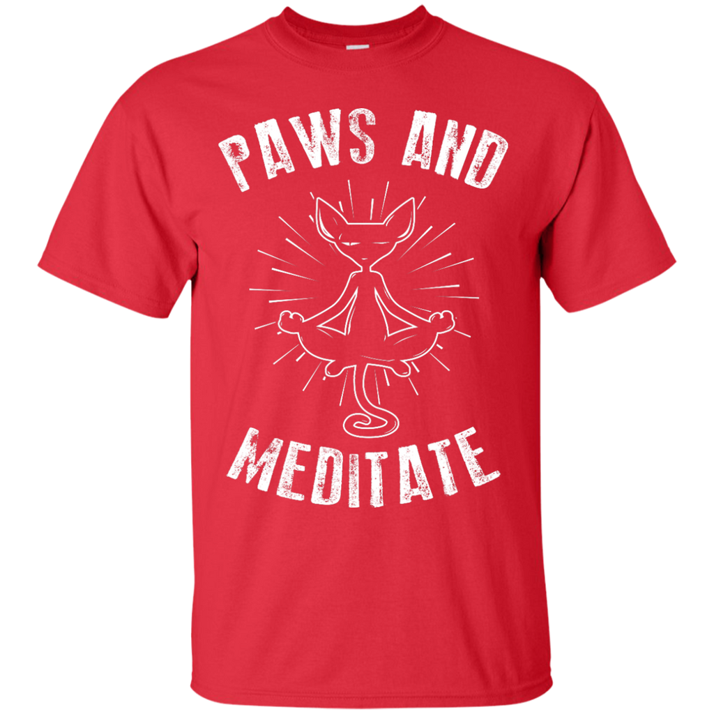 Yoga - PAWS AND MEDITATE T shirt & Hoodie