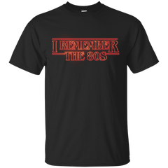 Stranger Things - I Remember the 80s strangerthings stranger things T Shirt & Hoodie