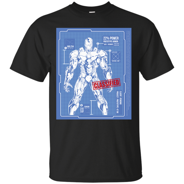Marvel - BLUEPRINT TEE  IRON 1 ironman T Shirt & Hoodie