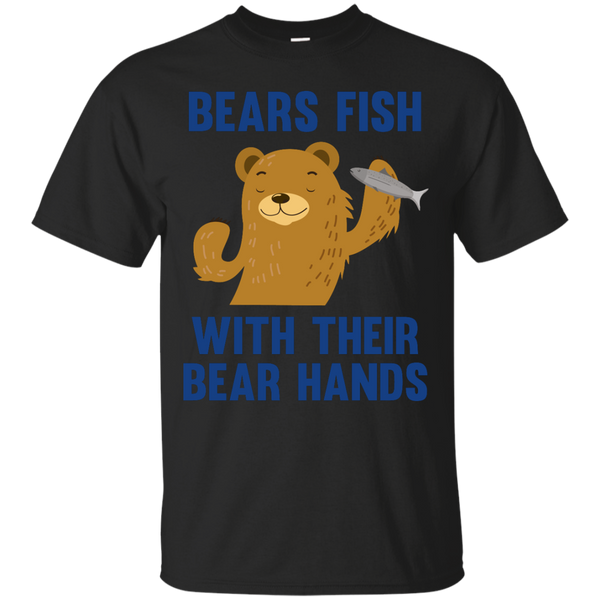 Camping - Bears Fish With Their Bear Hands funny T Shirt & Hoodie