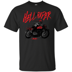 Biker - HELL RIDER T Shirt & Hoodie