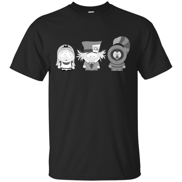 ALICE IN WONDERLAND - Wonder Park bw T Shirt & Hoodie