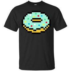 DONUT - Light Blue Pixel Doughnut T Shirt & Hoodie