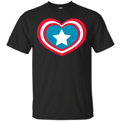 Marvel - Captain America Heart captain america T Shirt & Hoodie