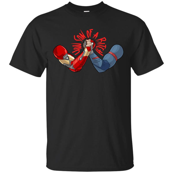 CIVIL WAR - You Son Of A Btch  Captain America  Iron Man T Shirt & Hoodie
