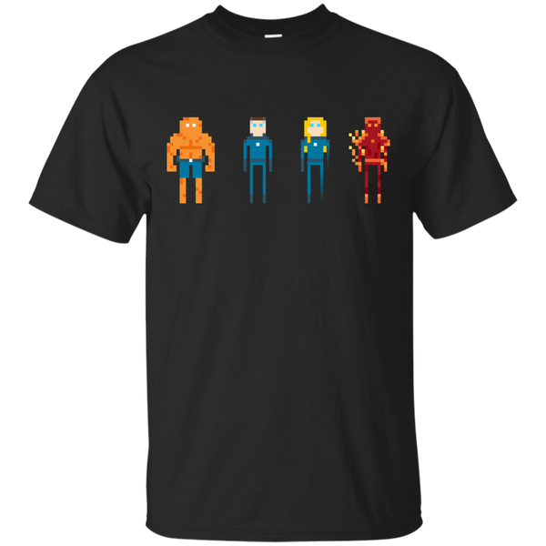 Marvel - Fantastic Four Pixel Art nerdsync T Shirt & Hoodie