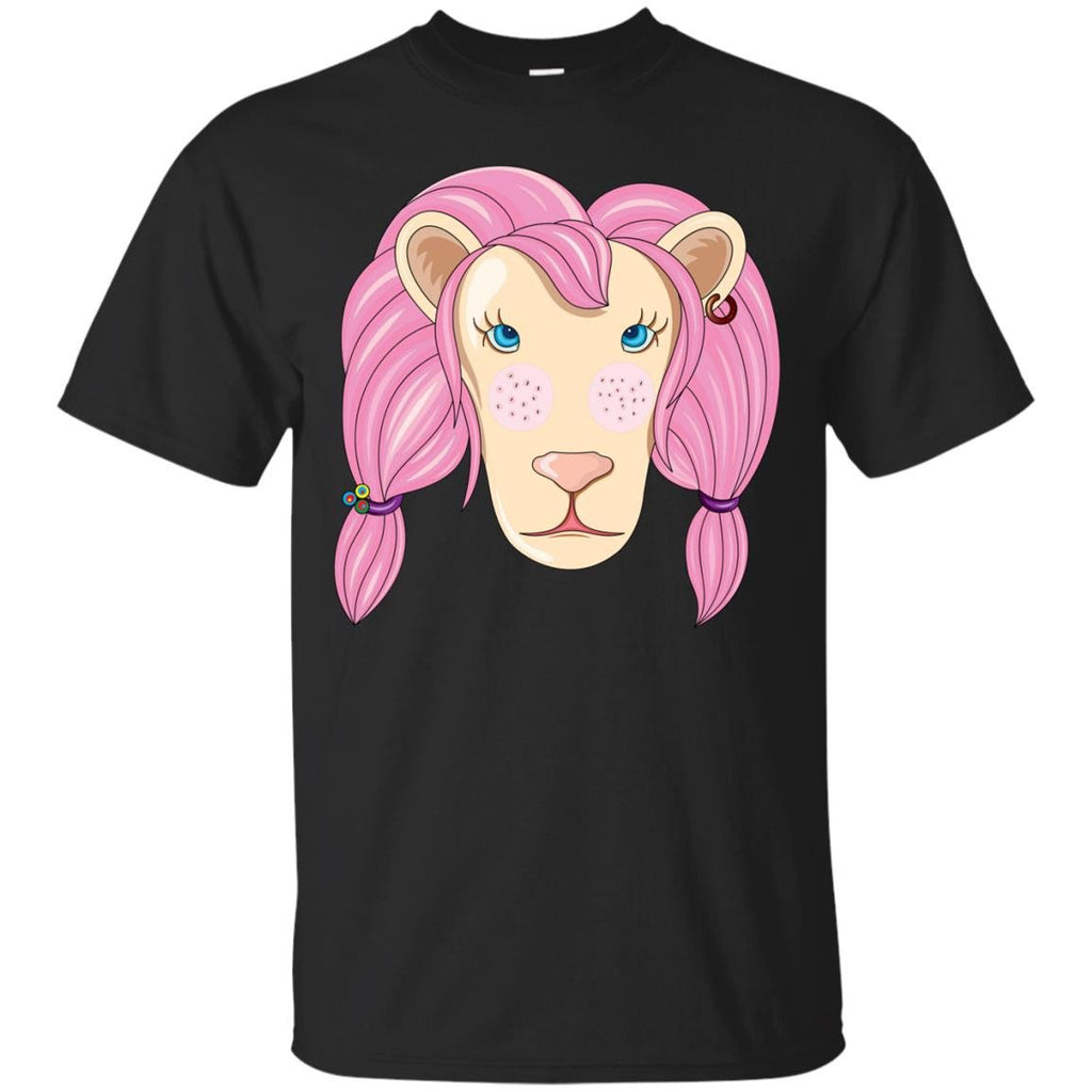 COOL - Pink Lion T Shirt & Hoodie