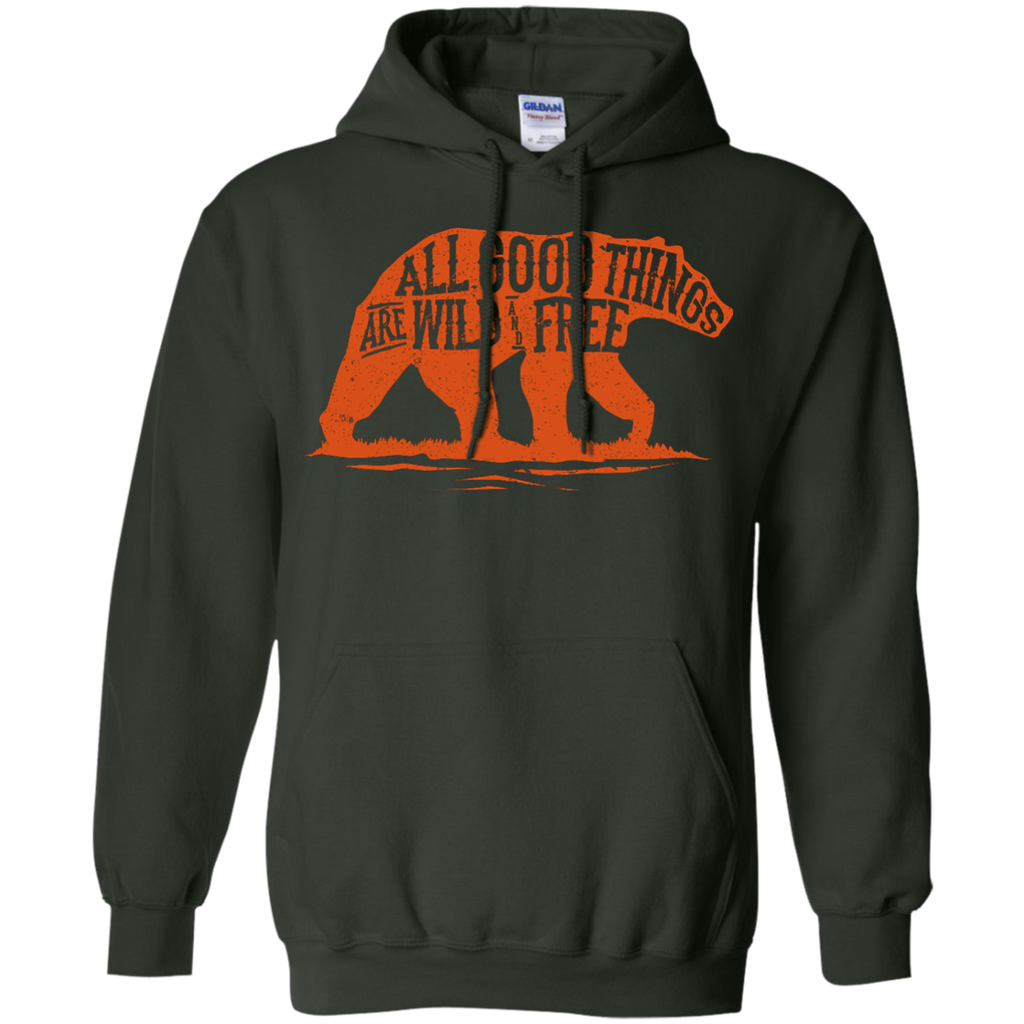 Camping - Wild and Free outdoor T Shirt & Hoodie