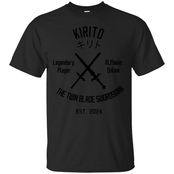 ALFHEIM - ALO Twin Blade Swordsman Black T Shirt & Hoodie