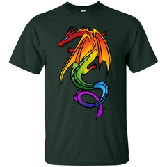LGBT - Rainbow LGBT Pride Dragon T Shirt & Hoodie