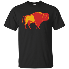 AMERICAN BISON SIDE WOODCUT - American Bison Side Woodcut T Shirt & Hoodie