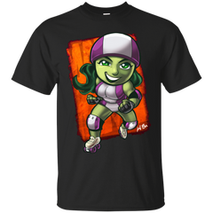 Marvel - Superhero Roller Derby She Hulk hulk T Shirt & Hoodie