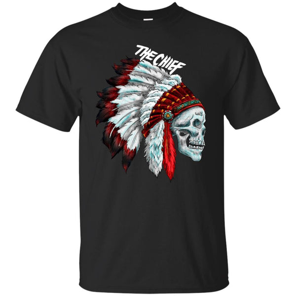 NATIVE AMERICAN - The Chiefs Skull T Shirt & Hoodie
