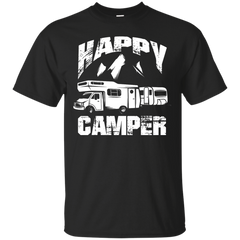 Camping - Happy Camper Gift Camping RV Travel Trailer camper t shirt T Shirt & Hoodie