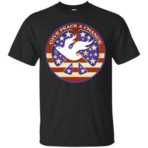 AMERICANA - Give Peace a Chance T Shirt & Hoodie