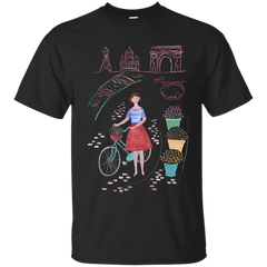 Biker - PARIS THE LOVELY CITY T Shirt & Hoodie