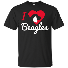 BEAGLES - I Love Beagles T Shirt & Hoodie
