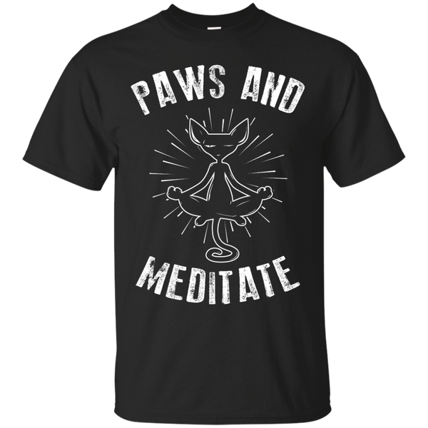 Yoga - PAWS AND MEDITATE T shirt & Hoodie