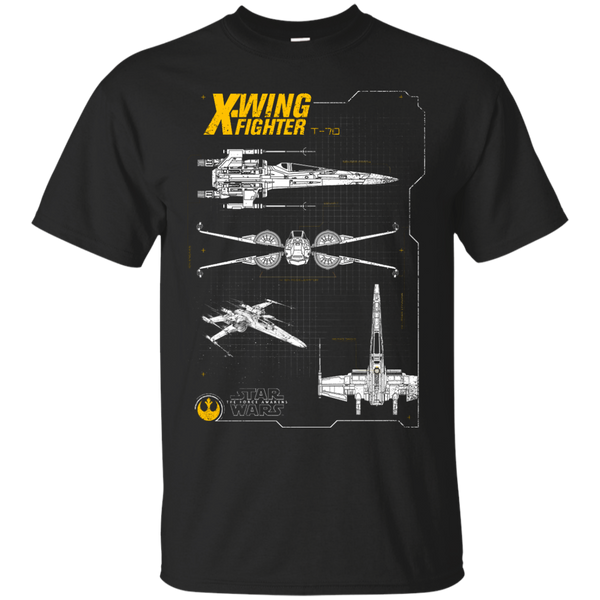Star Wars - Resistance XWing Schematic T Shirt & Hoodie