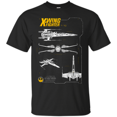 Star Wars - Resistance XWing Schematic T Shirt & Hoodie