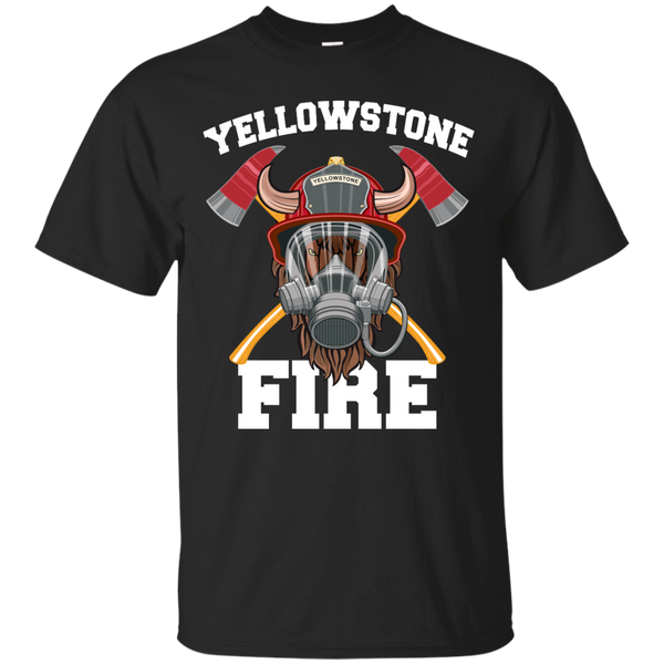Firefighter - Yellowstone Firefighter Bison national park T Shirt & Hoodie