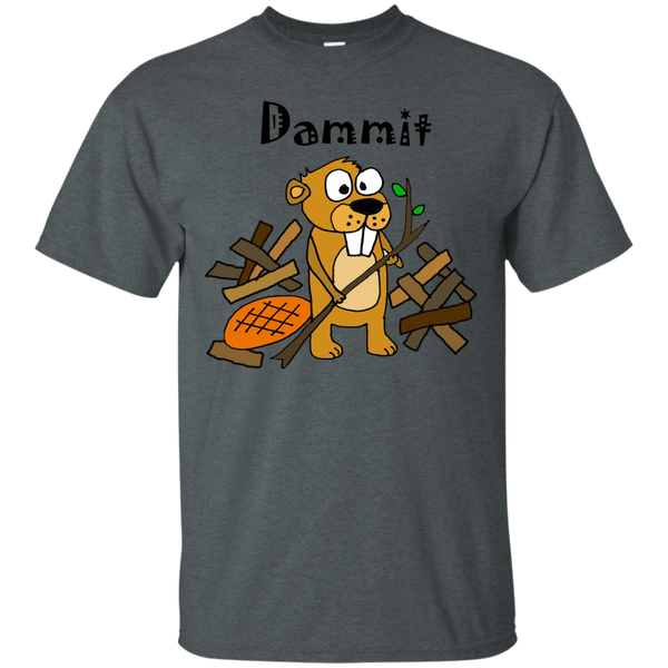 BEAVER - Funny Cute Beaver Building Dam Cartoon T Shirt & Hoodie