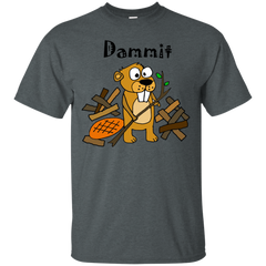 BEAVER - Funny Cute Beaver Building Dam Cartoon T Shirt & Hoodie