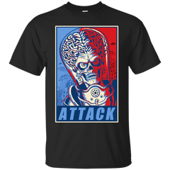 ALIEN - Attack Blue  Red T Shirt & Hoodie