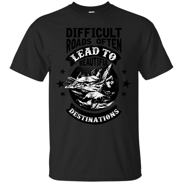 Biker - DIFFICULT ROADS T Shirt & Hoodie