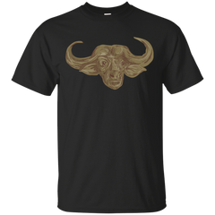 AFRICAN BUFFALO HEAD DRAWING - African Buffalo Head Drawing T Shirt & Hoodie