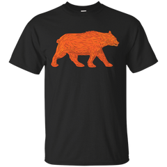 AMERICAN BLACK BEAR WALKING SIDE RETRO - American Black Bear Walking Side Retro T Shirt & Hoodie
