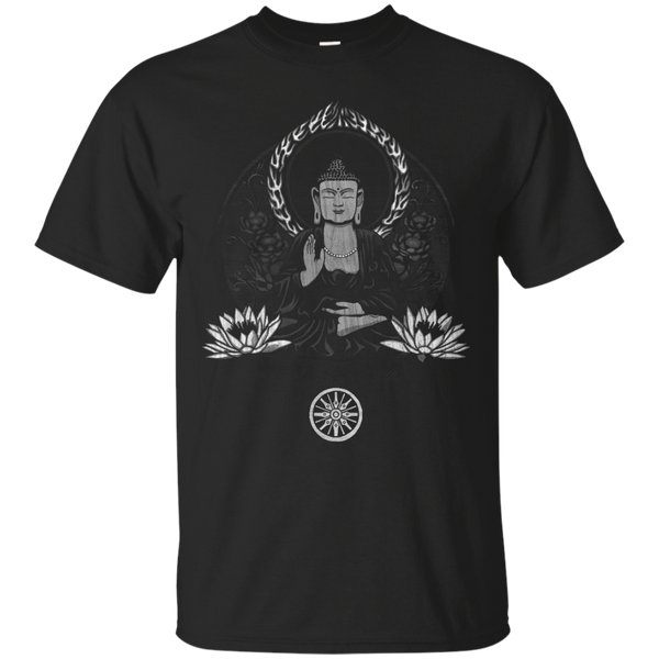 Yoga - SIDDHARTHA BUDDHA WHITE HALFTONE T shirt & Hoodie