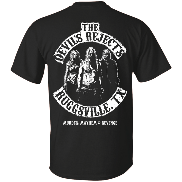BIKER CLUB - The Devils Rejects Ruggsville TX BACK T Shirt & Hoodie