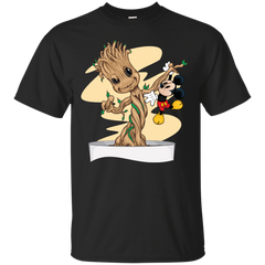 Marvel - Groots Best Friend mickey T Shirt & Hoodie