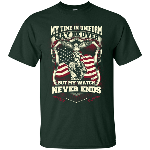 Mechanic - MY TIME IN UNIFORM MAY BE OVER BUT MY WATCH NEVER ENDS T Shirt & Hoodie