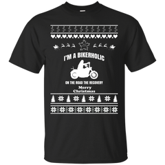 BIKERHOLIC - Merry Christmas Bikerholic T Shirt & Hoodie