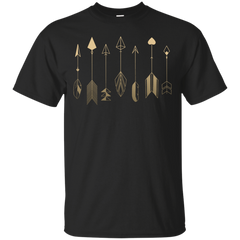 Hunting - Be Brave Little Arrow gold T Shirt & Hoodie