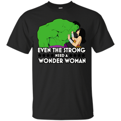 Marvel - Even the Strong hulk T Shirt & Hoodie