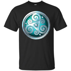 CELTIC - Teal Celtic Triskele Shield T Shirt & Hoodie