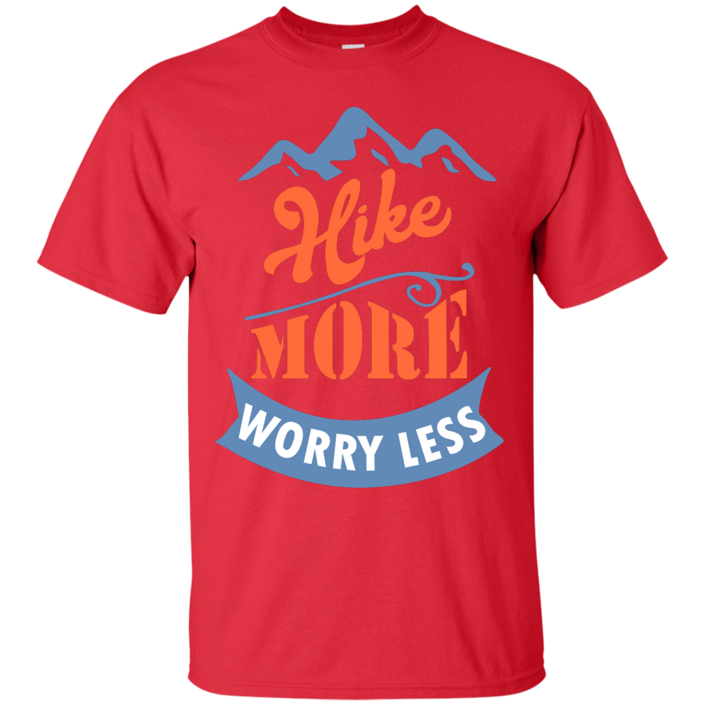 Camping - Hike more Worry less hike T Shirt & Hoodie