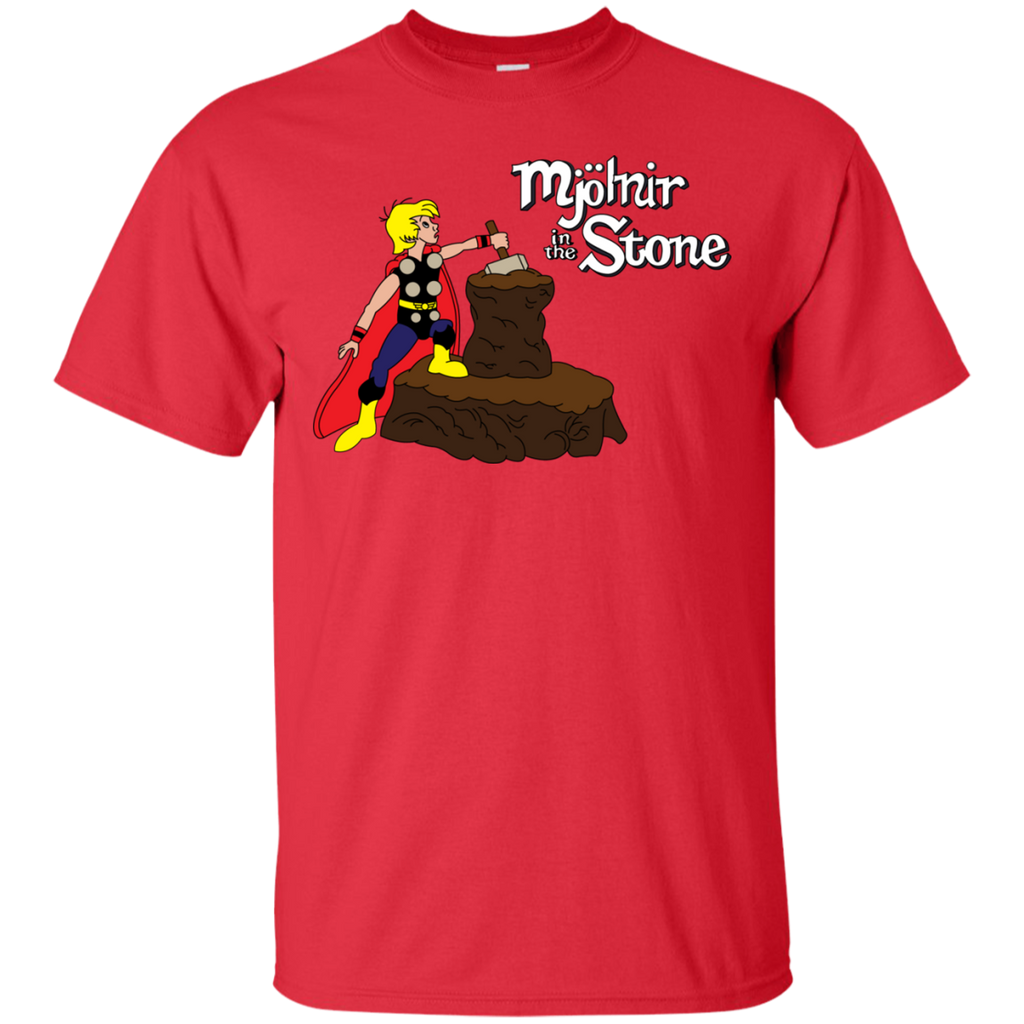 Marvel - Mjolnir in the Stone Classic Thor geek T Shirt & Hoodie