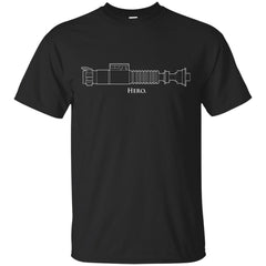 STAR WARS - Luke Skywalker Hero Lightsaber T Shirt & Hoodie