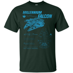 Star Wars - Millennium Falcon Schematics T Shirt & Hoodie