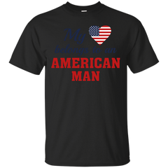 AMERICAN - Heart Belongs American T Shirt & Hoodie
